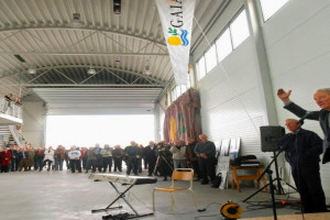 Bilde av Gaia-hallen innvies